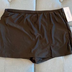 Swimsuits for All Black Swim Skort